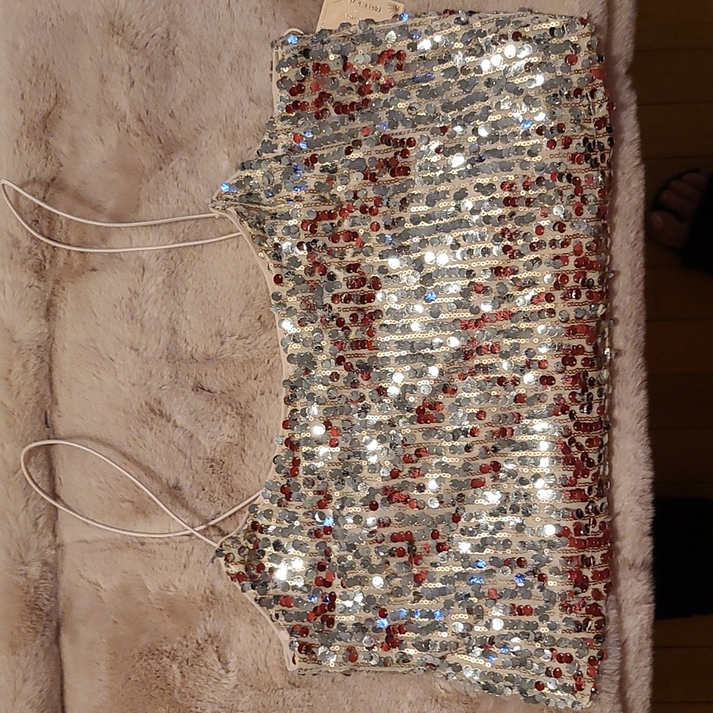 Sequin Top/Cami/ Knit Top/Holiday
